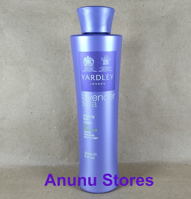 Yardley Lavender Spa Relaxing Bath Cream With Aloe Vera - 250ml